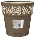 Lillepott Stefanplast Gaia 88602, plastik, pruun v.