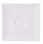 Taldrik magustoidu Ambition Porto, 14 cm x 14 cm, valge