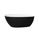 Vann, teisaldatav Besco Goya A-Line, 170 cm x 80 cm x 65 cm, valge/must