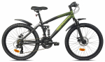 Jalgratas m&auml;gi- Outliner, 24 ", 14" raam, must v./roheline v.