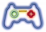 Dekoratsioon Forever Light Gamepad LED-valgustusega, 27.5 cm, 1.6 cm, mitmev&auml;rviline