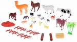 Kujukeste komplekt, farm ZA5069, 27 tk, mitmev&auml;rviline