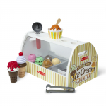M&auml;nguk&ouml;&ouml;gi tarbed, j&auml;&auml;tisekomplekt Melissa & Doug Scoop & Serve, mitmev&auml;rviline