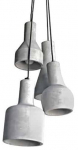 Valgusti rippuv AZzardo Karina, E27, 4 x 40 W, hall v.