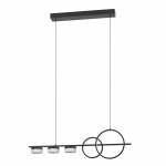 Valgusti rippuv Eglo Messina 300315, LED, 3000 &deg;K, 0 x 40 W, must v.