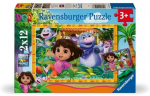 Pusle 2in1 Ravensburger Dora The Explorer, 18 cm x 26 cm, 24 tk, mitmev&auml;rviline