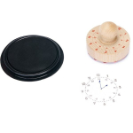 Tempel Eduplay Clock With Coaster, pruun