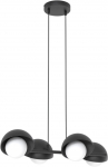 Valgusti rippuv Emibig Boom 4, G9, 4 x 8 W, must v.
