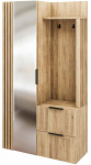 Esiku kapp Riganni, pruun v., 36 cm x 100 cm x 180 cm