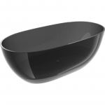 Vann, teisaldatav Mexen Pure, 170 cm x 80 cm x 58 cm, ovaalne, black transparent v.