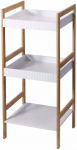Vannitoa kapp Bathroom Solutions Forma, pruun v./valge v., 36 cm x 33 cm x 80 cm