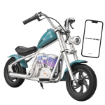 Laste elektriline mootorratas Hyper Gogo C12 App, sinine v.