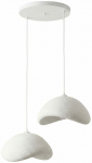 Valgusti lagi Opviq Luna 50-50-T-Nua, E27, 2 x 40 W, valge v.