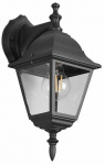 &Otilde;ue seinavalgusti Trio Livenza, 60W, E27, IP44, must v./l&auml;bipaistev v., 14 cm x 34 cm