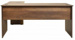 Nurga kirjutuslaud Kalune Design Rms-320-Oo-1, 144 cm x 160 cm, 75 cm, pruun v.