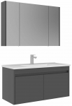 Vannitoa m&ouml;&ouml;bli komplekt Kalune Design Arno, hall v., 45 cm x 100 cm x 52 cm