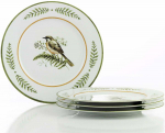 Taldrikute komplekt magustoidu Hermia Cake NNLB25DUS48851105, &Oslash; 25 cm, valge v./roheline v.