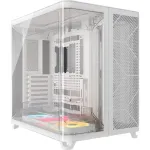 Arvuti korpus Corsair AIR 5400 LX-R RGB iCUE LINK, valge v.