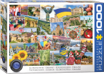 Pusle Eurographics Globetrotter Ukraine 6000-5753, 67.6 cm x 48.9 cm, 1000 tk, mitmev&auml;rviline