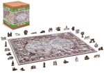 Puidust pusle Wooden City Exploration Map, 51.9 cm x 37.5 cm, 750 tk
