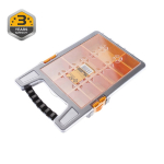 T&ouml;&ouml;riistakast Forte Tools K-ORG-10, 23.7 cm x 5.6 cm x 35.7 cm, mitmev&auml;rviline