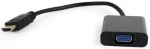 Adapter Gembird HDMI-A to VGA HDMI 19 pin male, VGA 15 pin female, 0.15 m, must v.