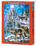 Pusle Castorland Wolves and Castle 1500 el. 151141, 68 cm x 47 cm, 1500 tk, mitmev&auml;rviline