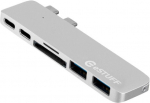 USB jaotur Estuff ES84122-SILVER