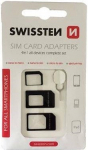 SIM-kaardi adapter Swissten, must