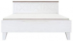 Voodi kahekohaline Stockholm 160, 160 x 200 cm, valge v., ilma madratsita