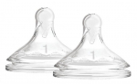 Pudelilutt Dr Brown's Wide Neck Bottles Teats, 0 kuud