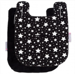 K&auml;rukate CuddleCo Black & White Stars Mini, valge/must