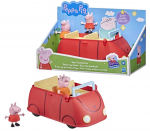 Komplekt Hasbro Peppa Pig Peppa's Family Red Car, 13.5 cm, 3 tk, punane v.
