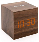 Kvartslauakell Evelatus Multifunctional Clock EMC02, pruun v., 15 cm x 15 cm