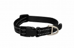 Kaelarihm koertele Rogz Utility Classic, must, 260 - 400 mm x 16 mm, 26-40