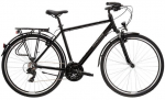Jalgratas maanteeratas Kross Trans 1.0, 28 ", S raam, must/hall
