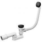 Sifoon vanni jaoks Ravak X01746, 370 mm, valge v./must v.