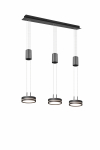 Valgusti rippuv Trio Franklin 326510142, LED, 3000 &deg;K, 3 x 9 W, hall v.