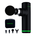 Massaažiseade Tunturi MG30 Massage Gun Mini, 15 W, must v./roheline v.