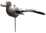 Aiakuju "Lind" Besk Garden Bird 4750959113097, 12 cm x 17 cm x 85 cm, pruun v./hall v.