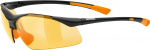 P&auml;ikeseprillid meestele/naistele Uvex Sportstyle 223, must v./oranž v.