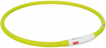 Kaelarihm koertele Trixie Flash Light, roheline, 700 mm x 10 mm, XS-XL