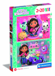 Pusle 2in1 Clementoni GABBY'S DOLLHOUSE 24802, 27 cm x 18.5 cm, 40 tk