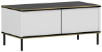 Kohvilaud Kalune Design Imaj, valge v./must v., 90 cm x 45 cm x 40 cm