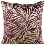 Dekoratiivpadjap&uuml;&uuml;r JQO-05, kuldne/violetne, 45 cm x 45 cm