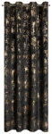 &Ouml;&ouml;kardin ZKPR-02, kuldne v./must v., 140 cm x 250 cm