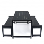 Aiam&ouml;&ouml;bli komplekt DM Grill, must v., 1-6 istekohta