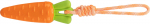 M&auml;nguasi koerale, k&ouml;is Trixie Carrot On Rope, 39 cm, oranž v.