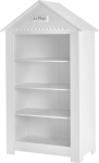 Raamaturiiul Pinio Marsylia, valge v., 184 cm x 54.5 cm x 107.5 cm