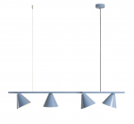Valgusti rippuv Aldex Form 1108L16, E27, 4 x 15 W, sinine v.